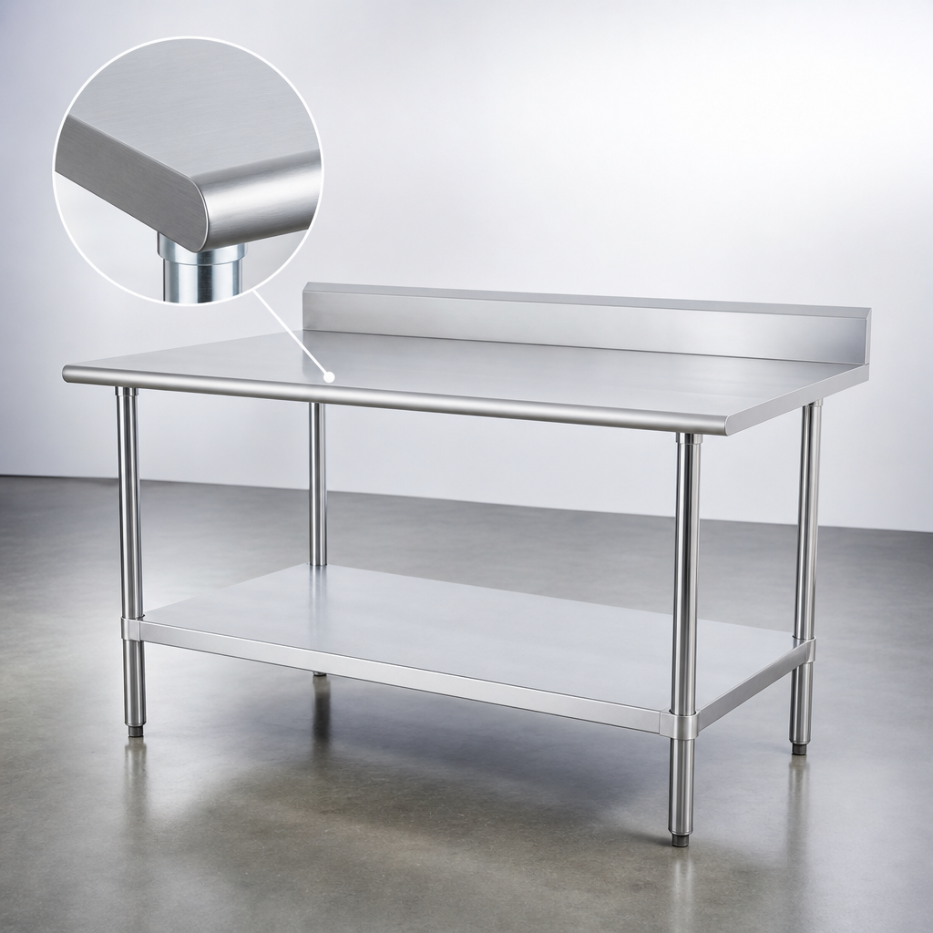Reinforced Stainless Steel Top