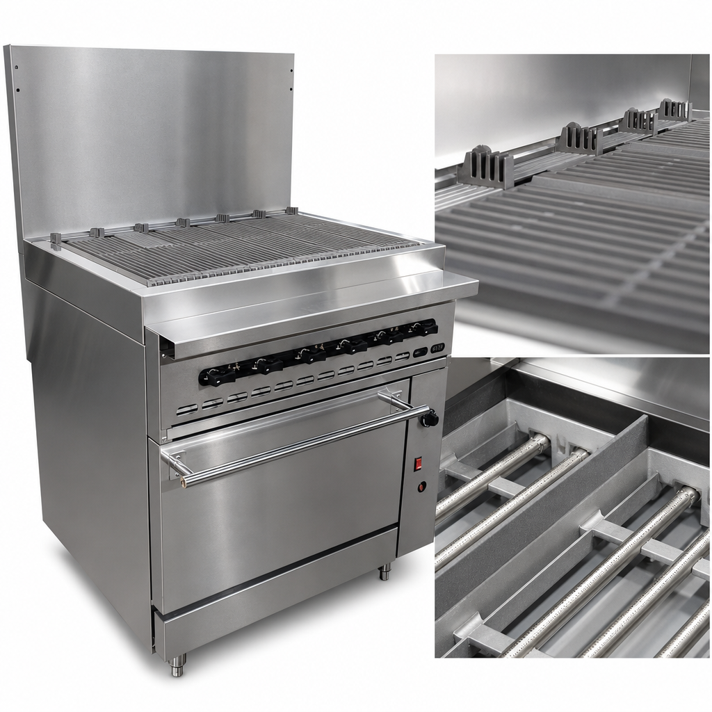 36-Inch Charbroiler Top