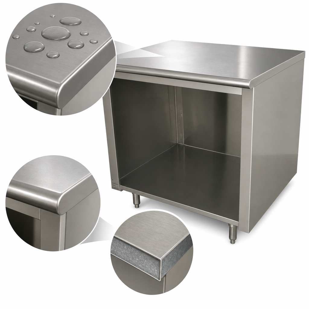 16 Gauge 304 Stainless Steel Top