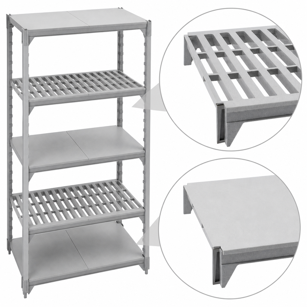 Vented and Solid Shelf Plates