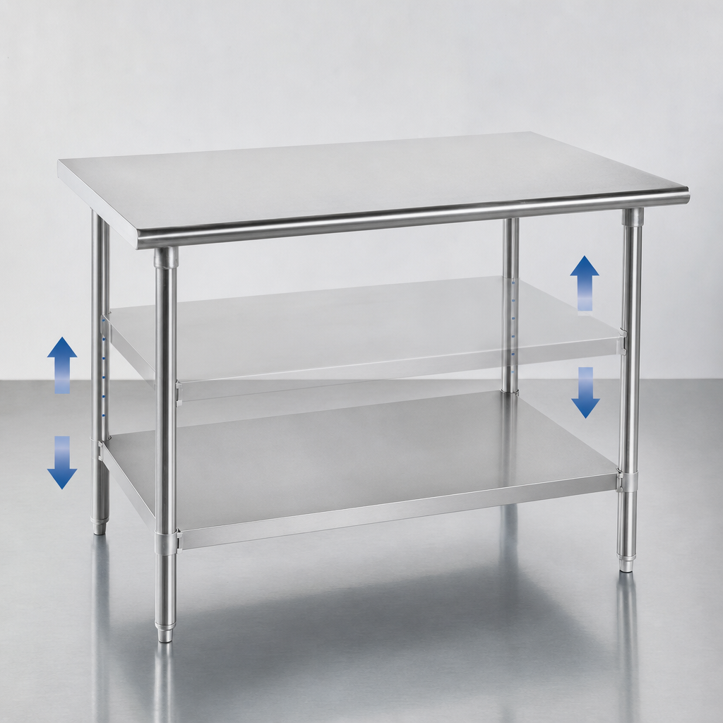 Adjustable Stainless Steel Undershelf