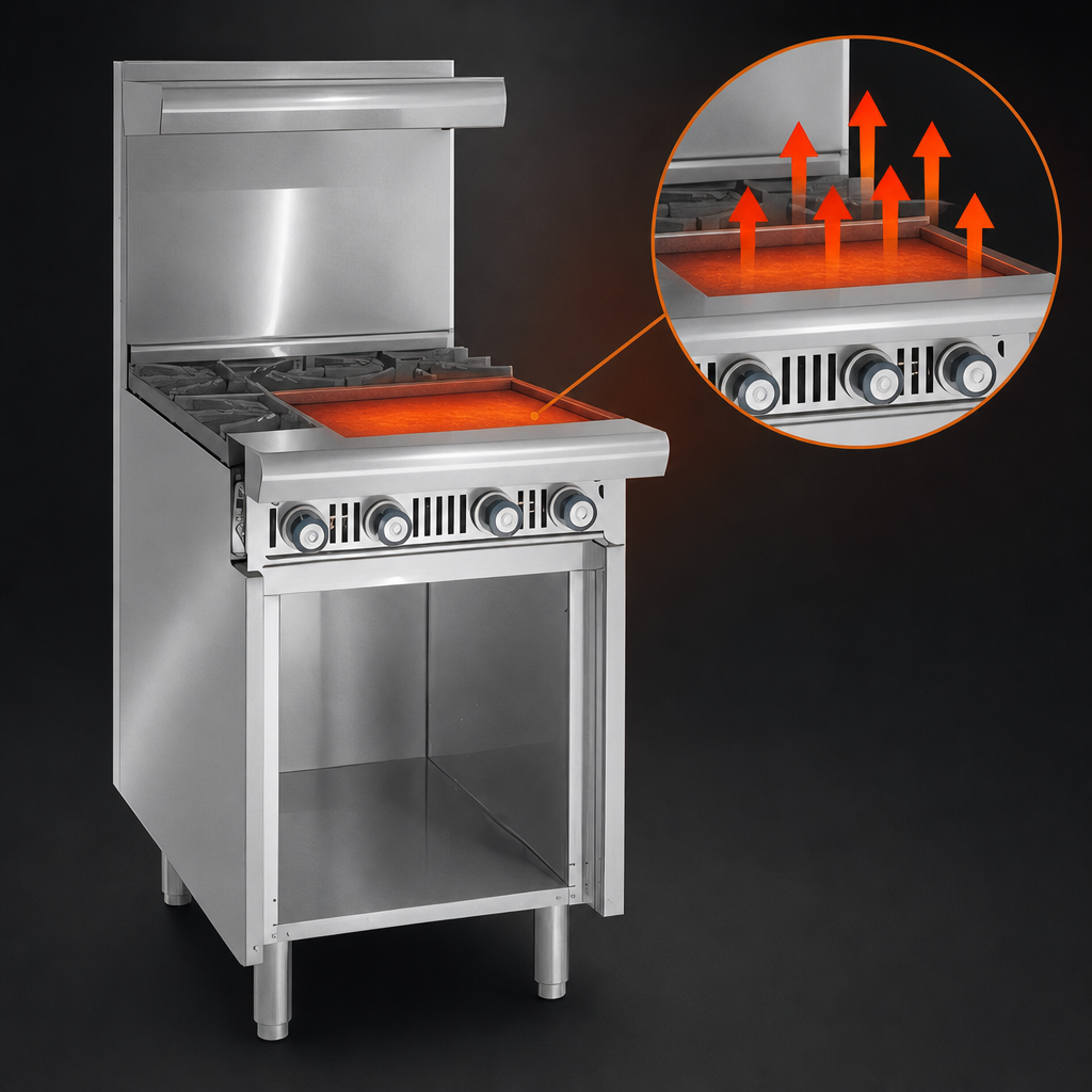 30,000 BTU Griddle Section