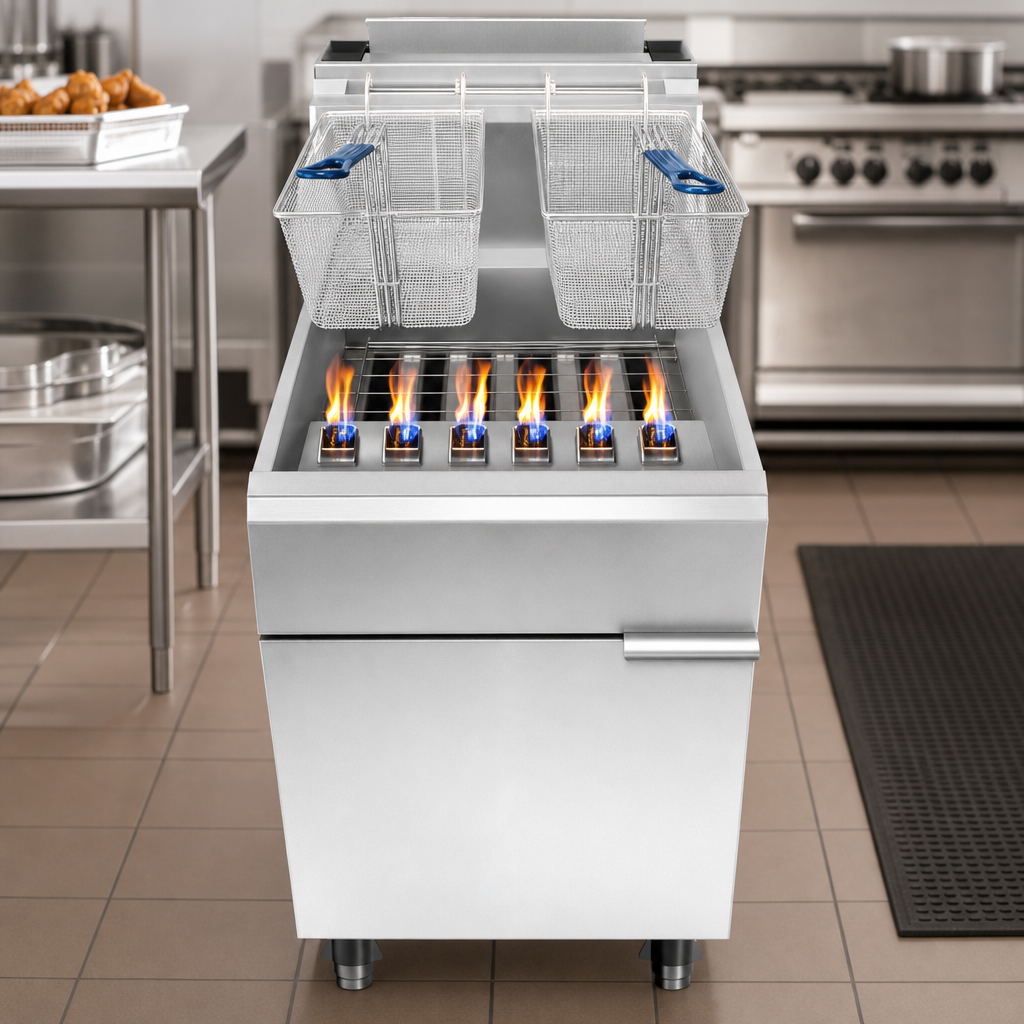Heavy-Duty 5-Burner Design