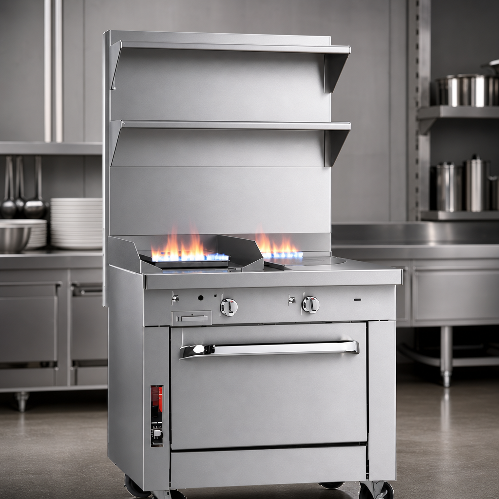Two 45,000 BTU Open Burners
