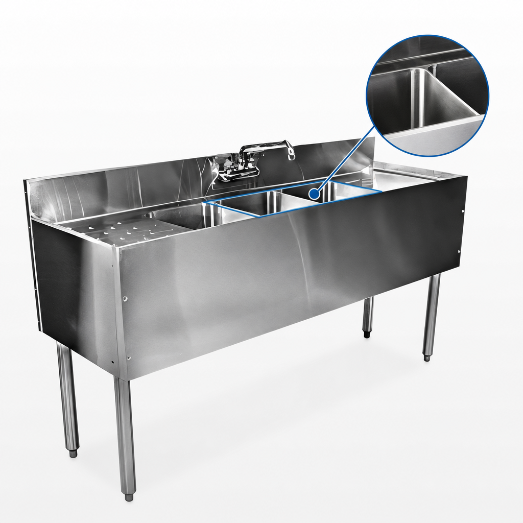 Two Sink Compartments