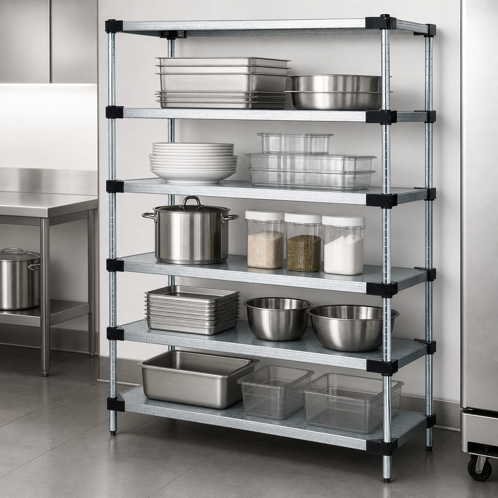Five Solid Shelves