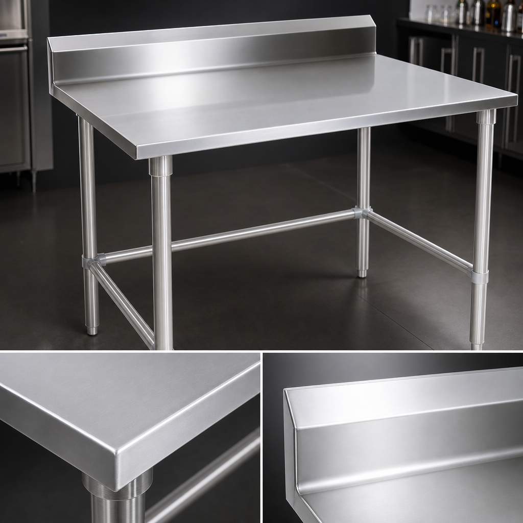 16-Gauge 300-Series Stainless Steel Top