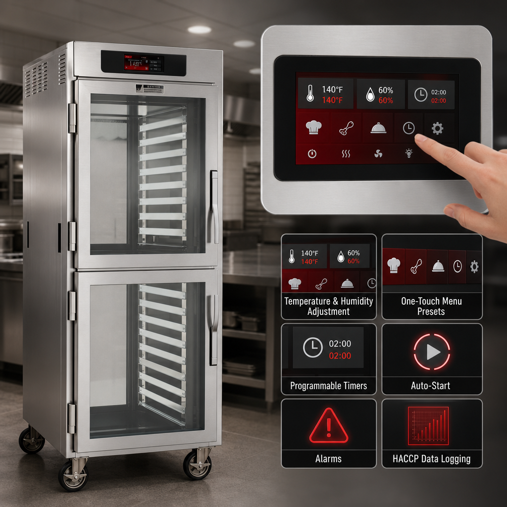 6.8-Inch Touchscreen Controls