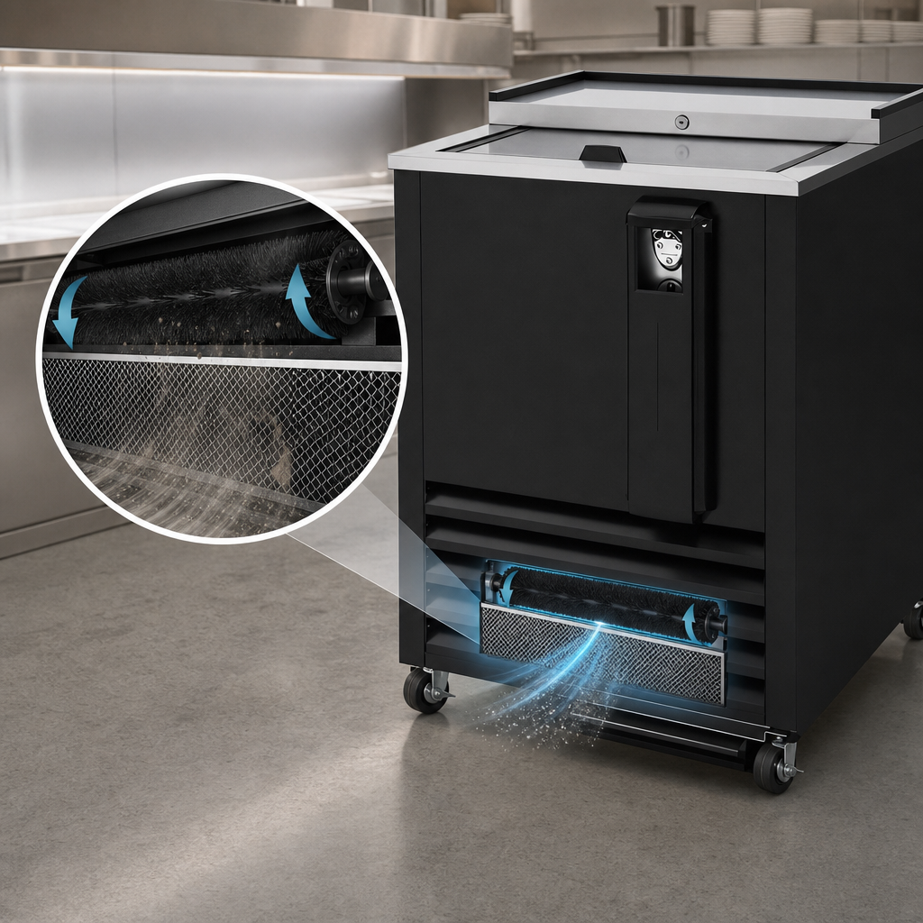 Self-Cleaning Condenser