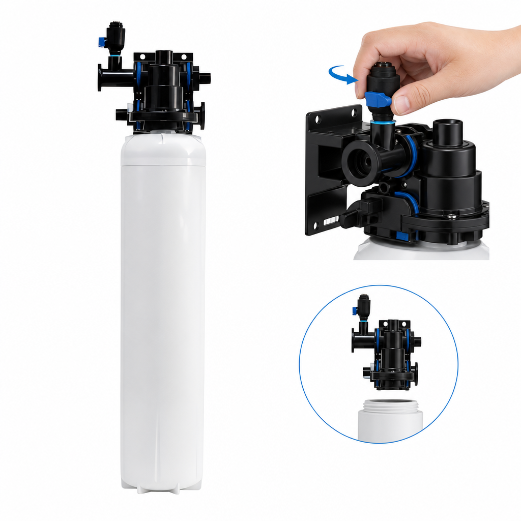 Sanitary Quick-Connect Valve-In-Head Design