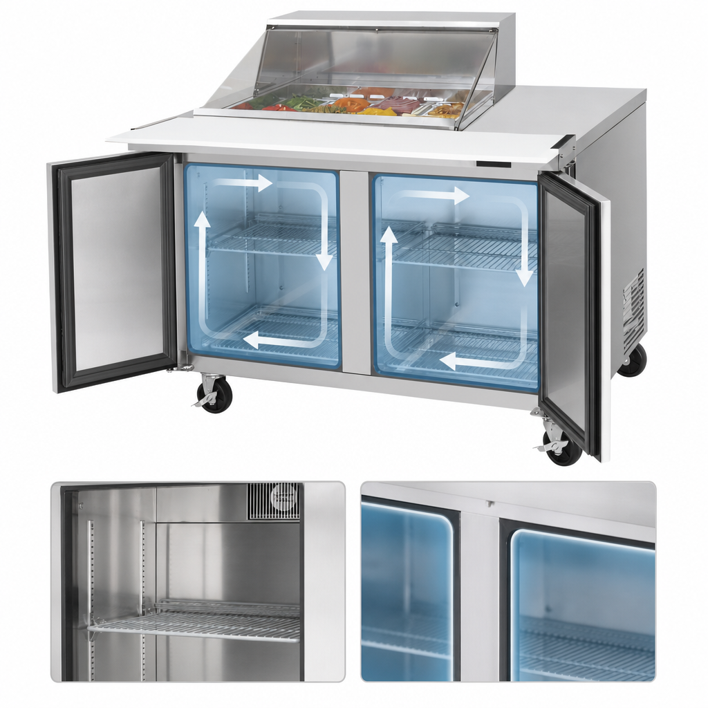 Two-Section Refrigerated Base