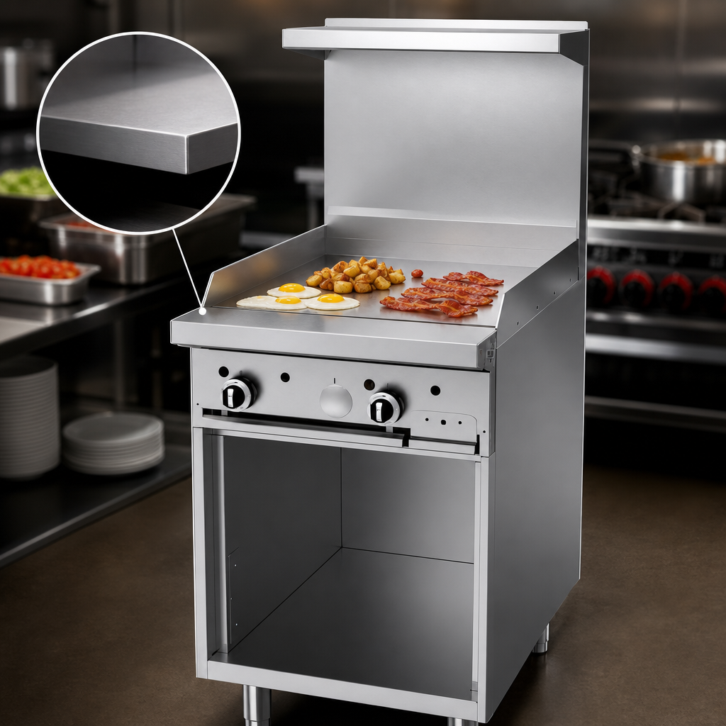 5/8-Inch Smooth Steel Griddle Plate