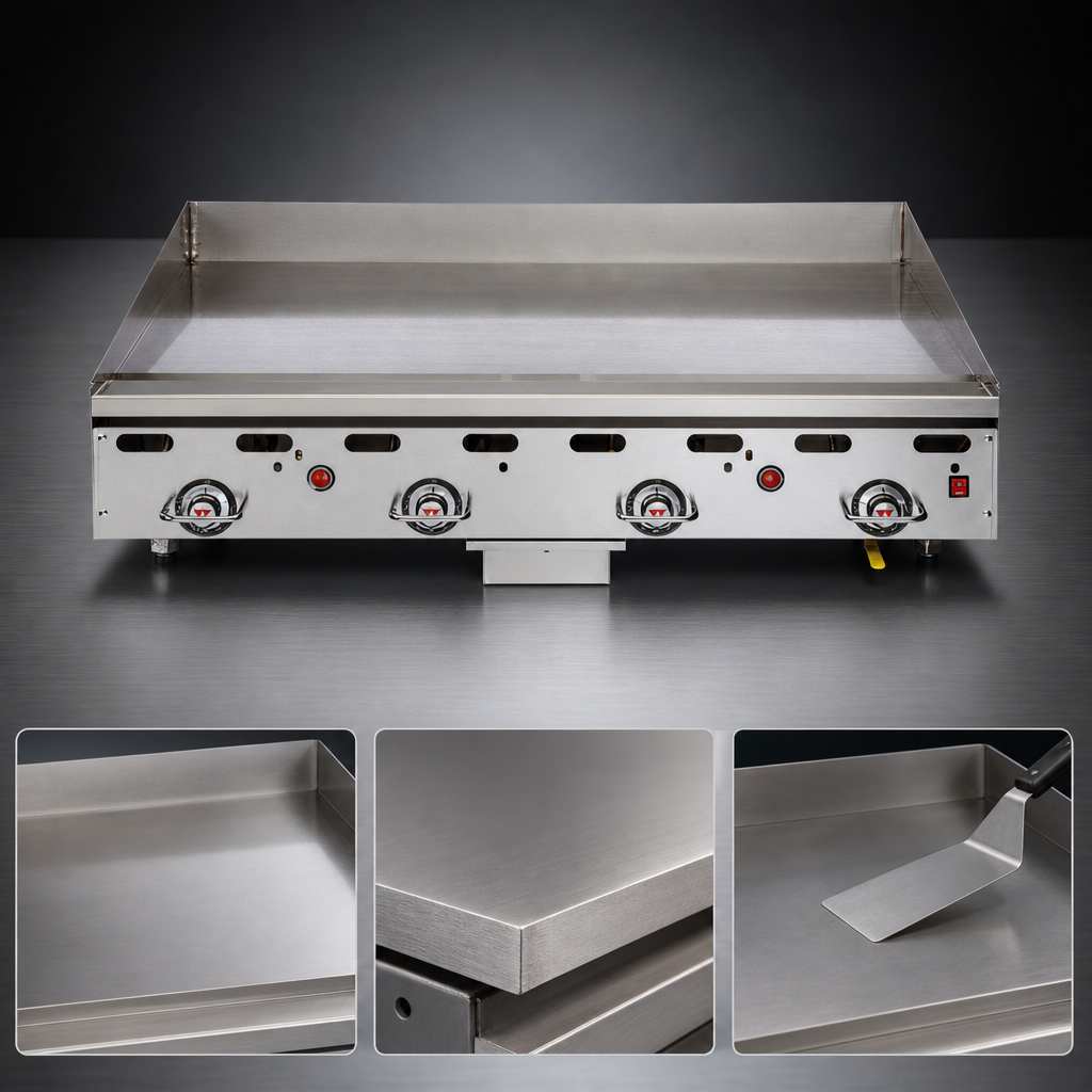 1-Inch Polished Steel Plate