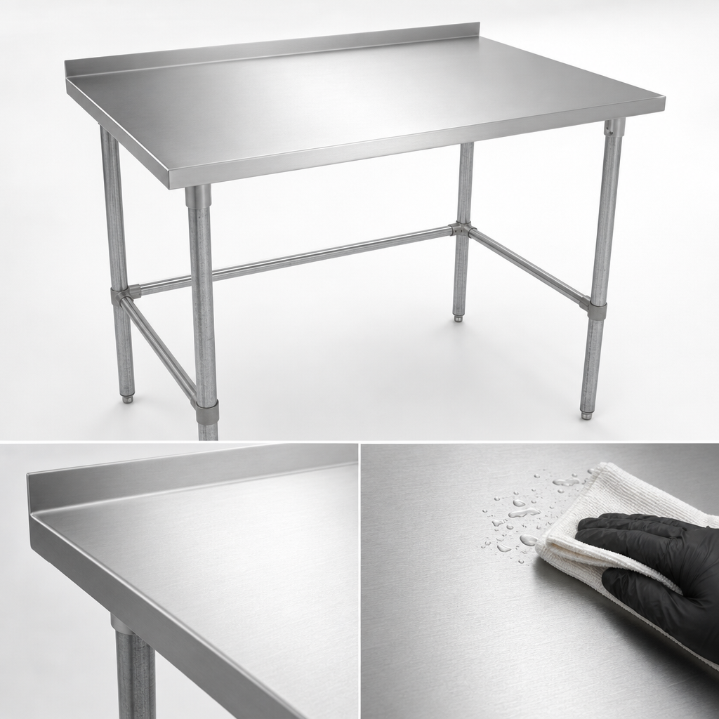 16-Gauge Type 300 Stainless Steel Top