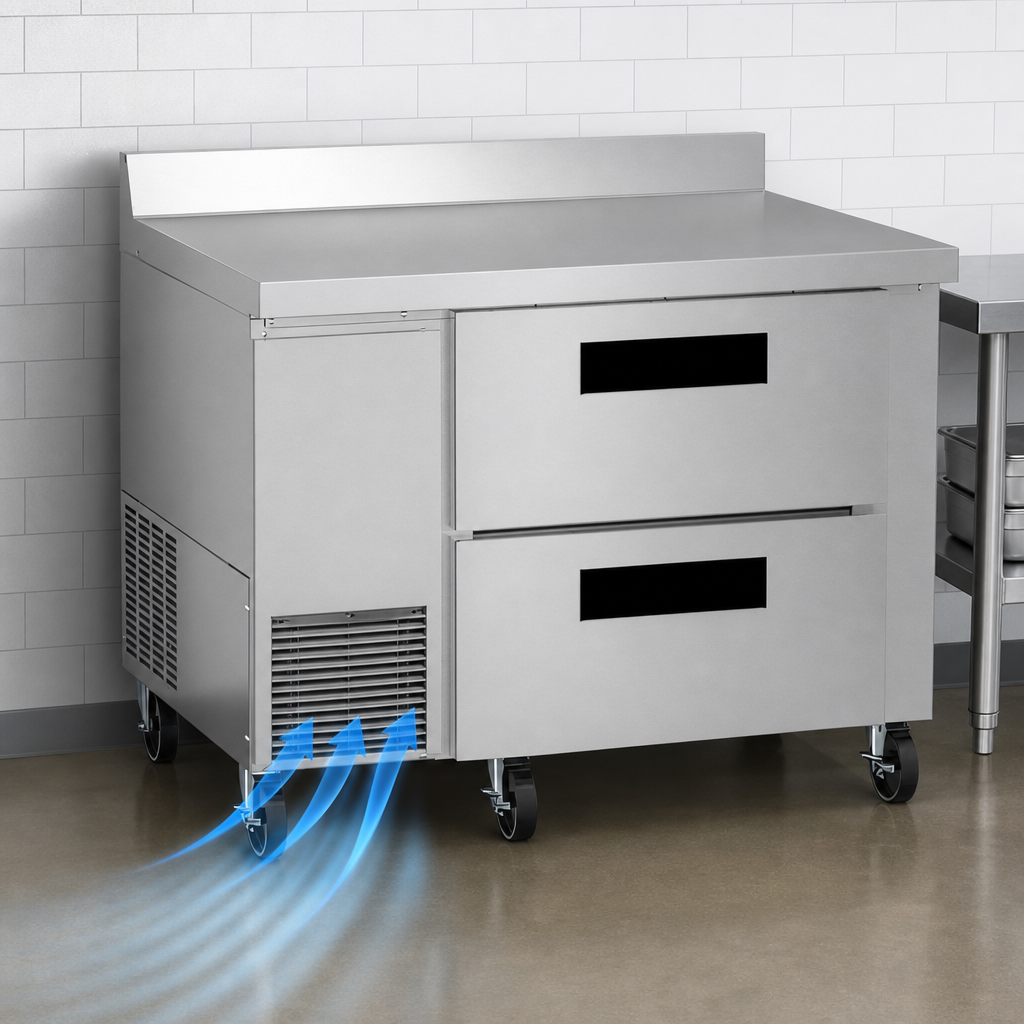 Front-Breathing Airflow Design