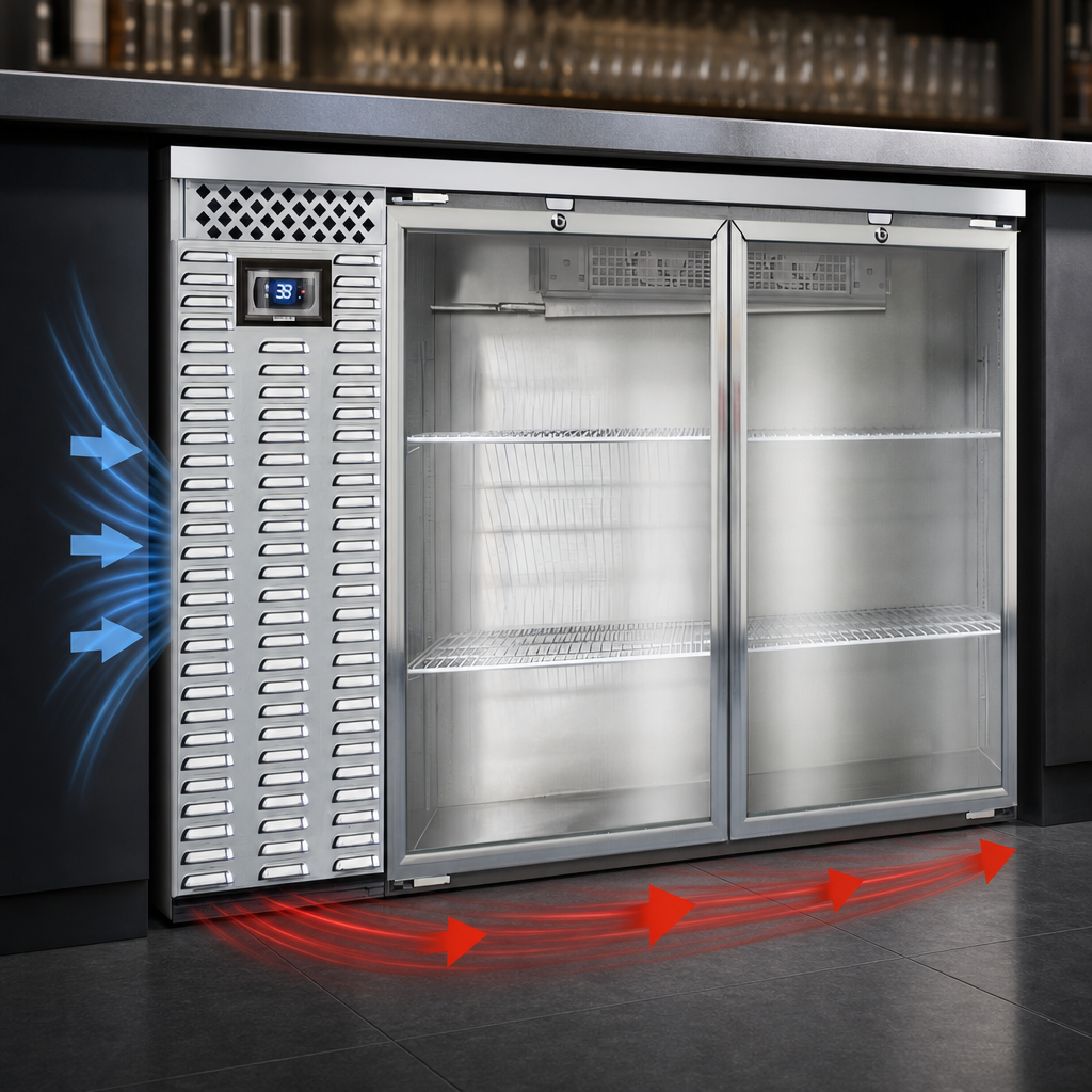 Front Breathing Refrigeration System