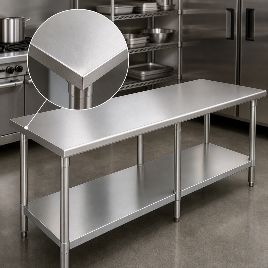 14-Gauge 300 Series Stainless Steel Top