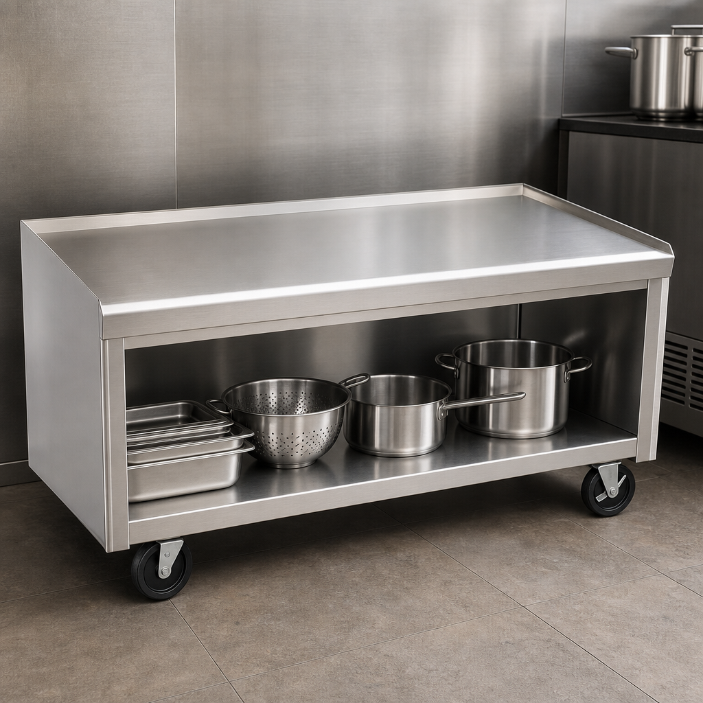 Reinforced Stainless Steel Equipment Shelf