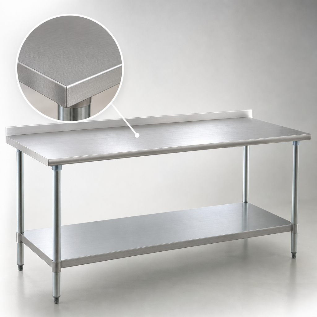 14-Gauge Stainless Steel Top