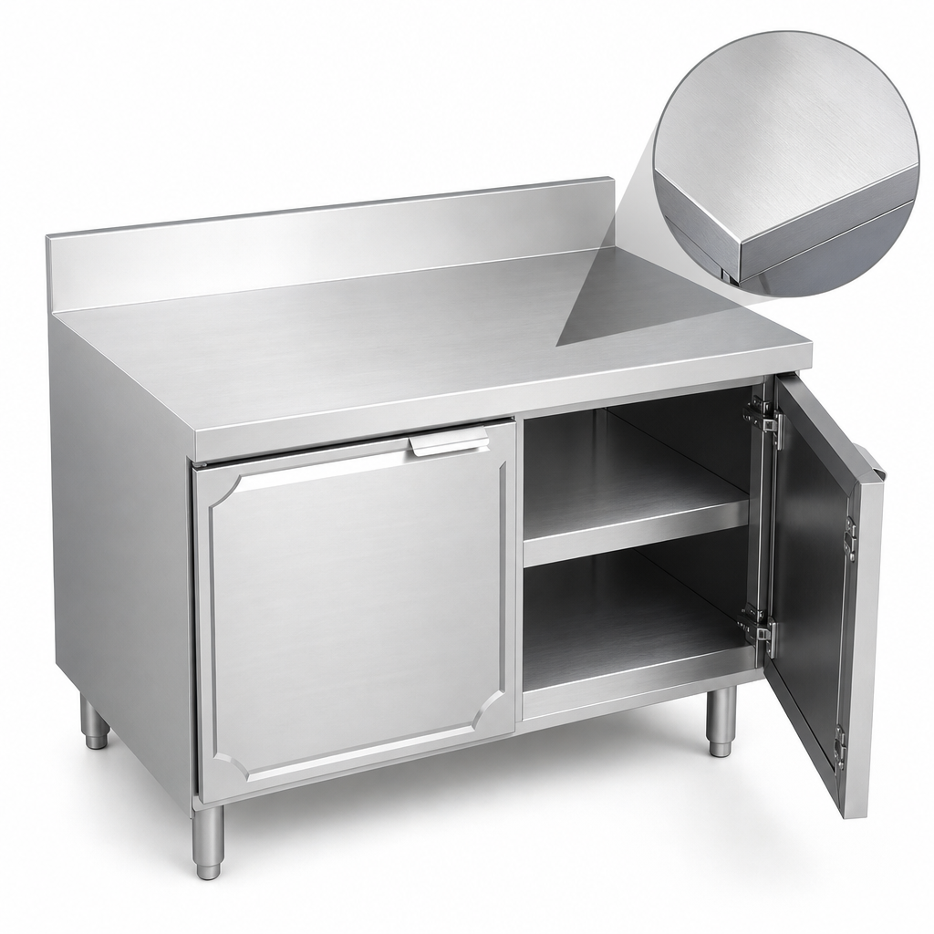 16-Gauge Stainless Steel Top