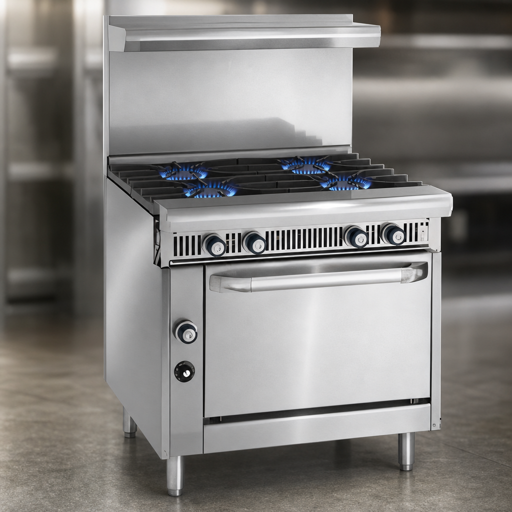 4 Open Burners
