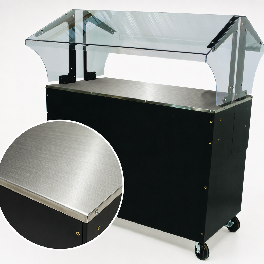 Solid Stainless Steel Top