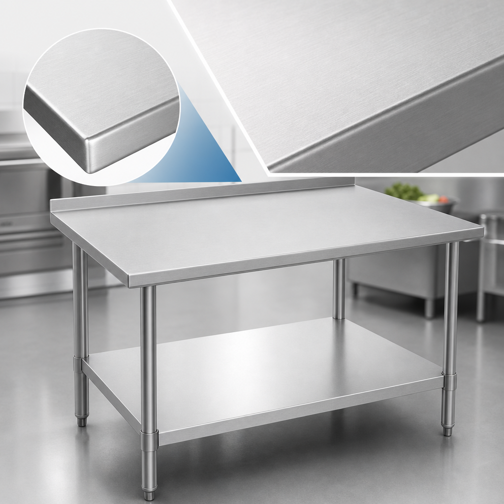 16-Gauge Stainless Steel Top