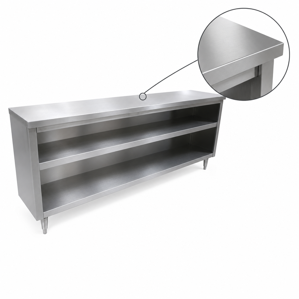16-Gauge Stainless Steel Top