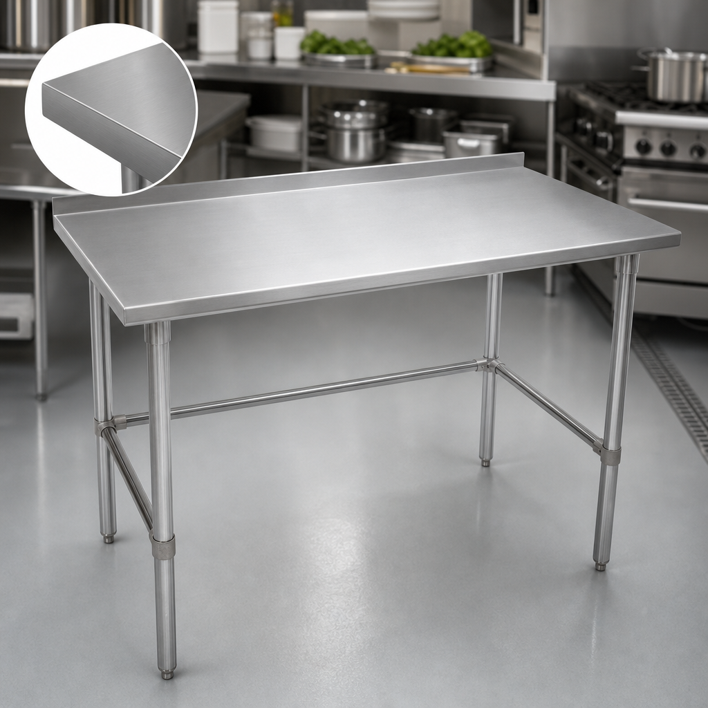 14-Gauge 300-Series Stainless Steel Top