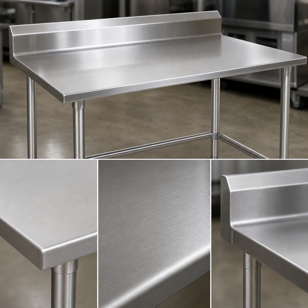 14-Gauge 300-Series Stainless Steel Top