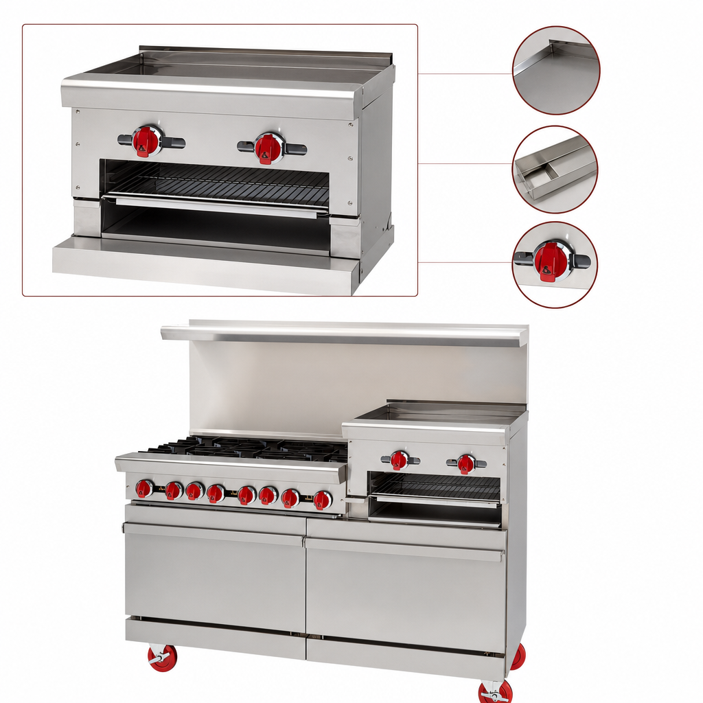 Raised Griddle/Broiler