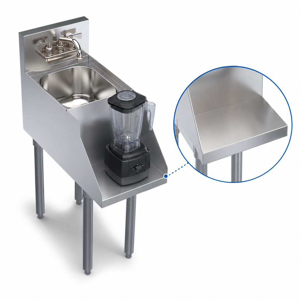 Recessed Blender Shelf