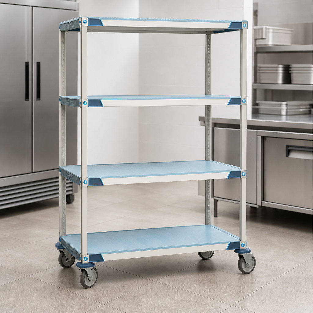 Four Solid Mat Shelves