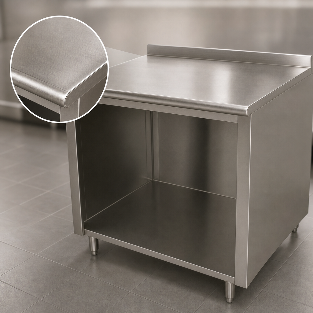 14-Gauge 304 Stainless Steel Top