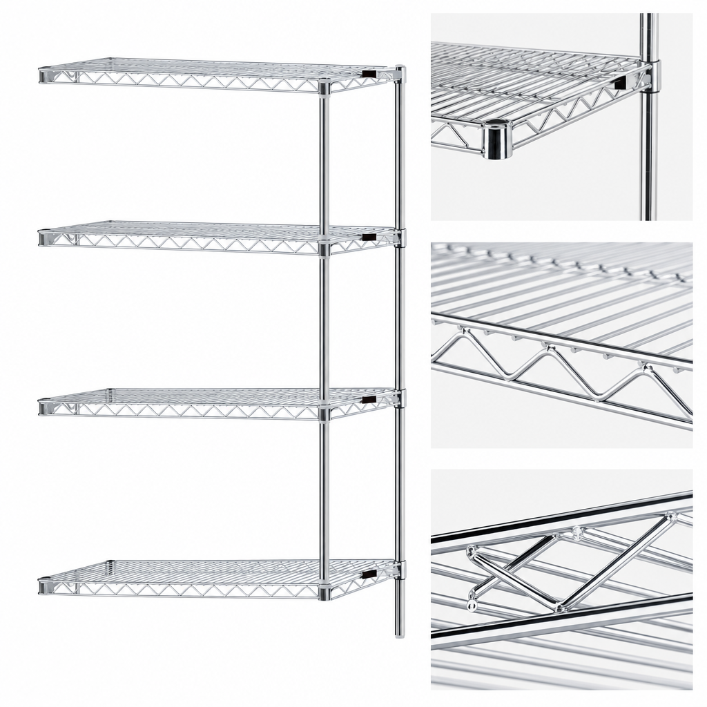 Patented QuadTruss® Shelf Design
