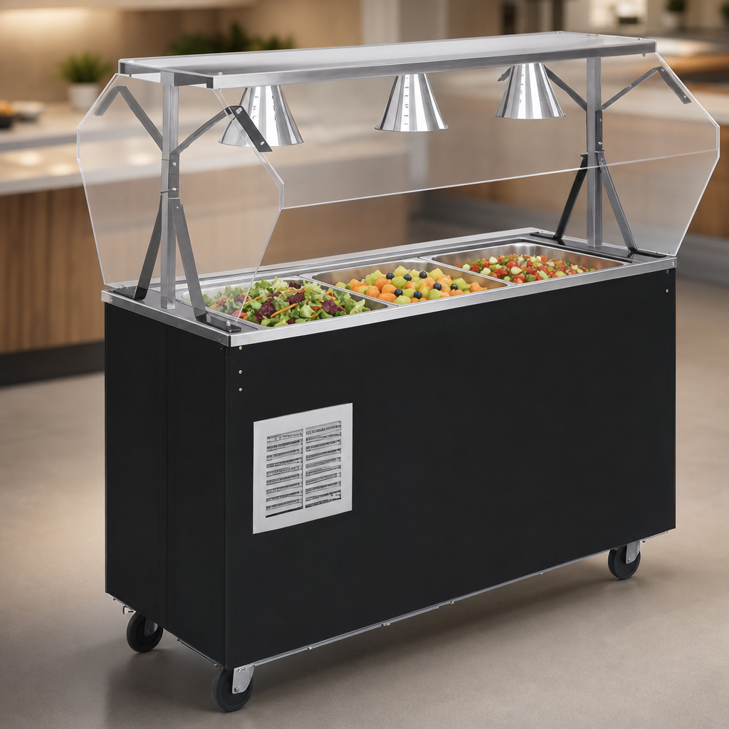 3-Pan Refrigerated Well