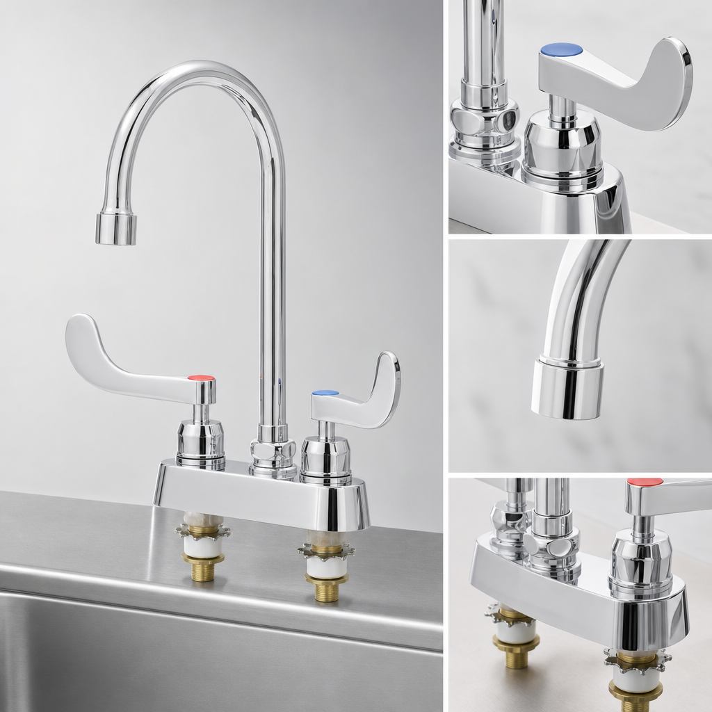Chrome-Plated Brass Construction