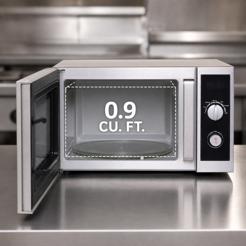 0.9 Cu. Ft. Capacity