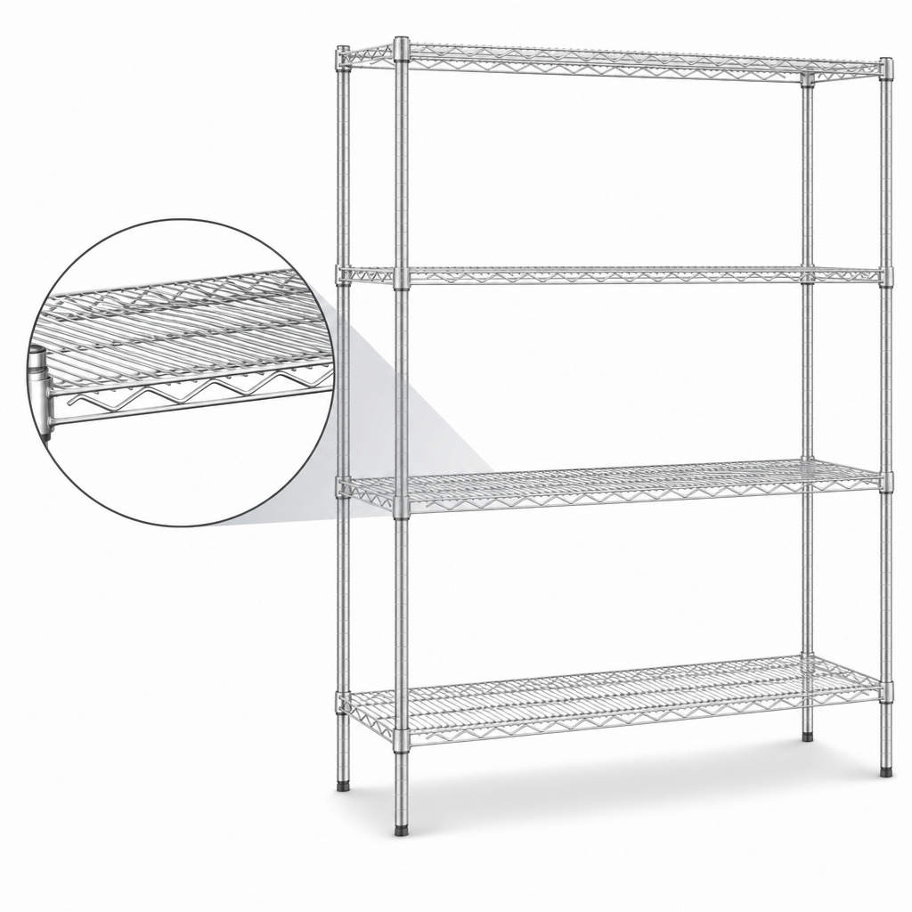 Patented QuadTruss Shelves