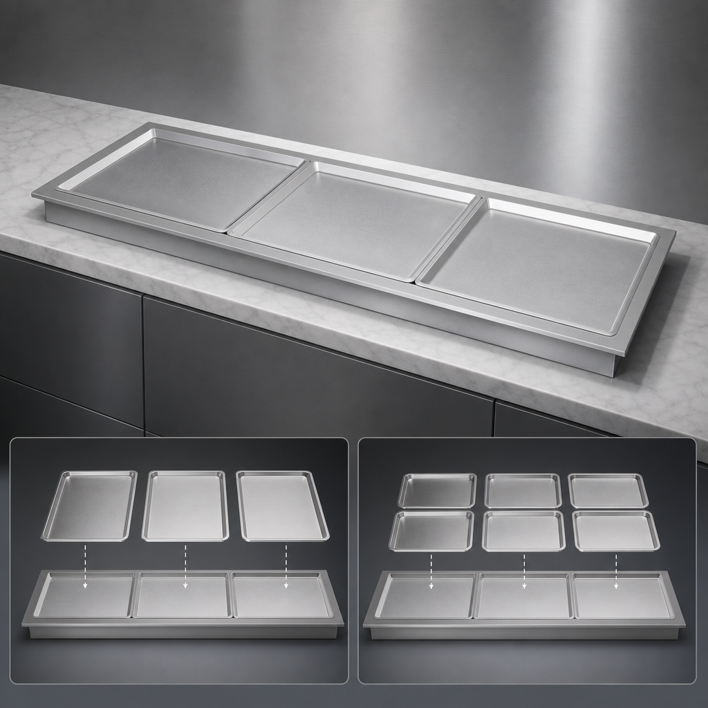 Three-Pan Sheet Capacity