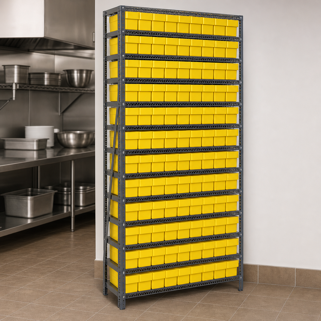 13 Shelves Included