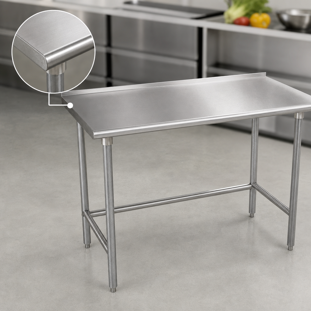 14 Gauge 304 Stainless Steel Top