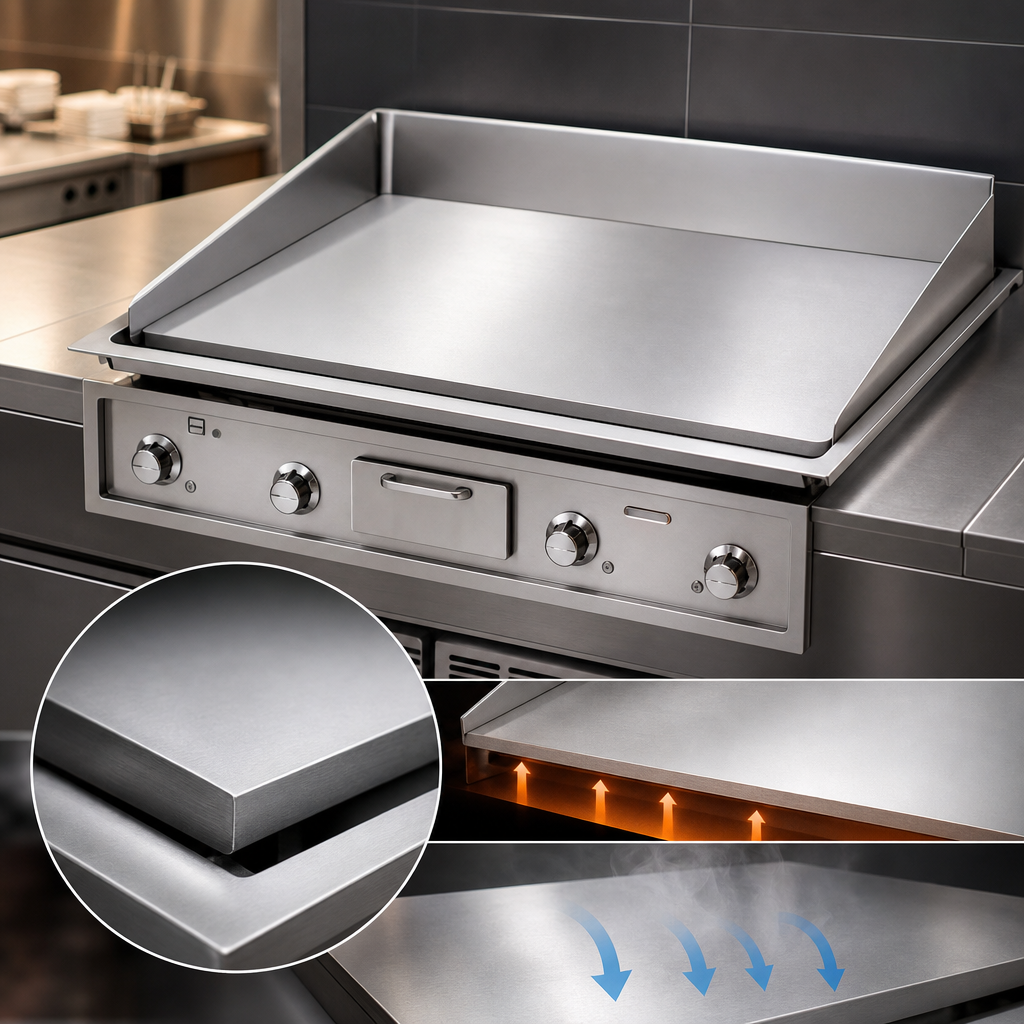 1/2-Inch Thick Griddle Plate
