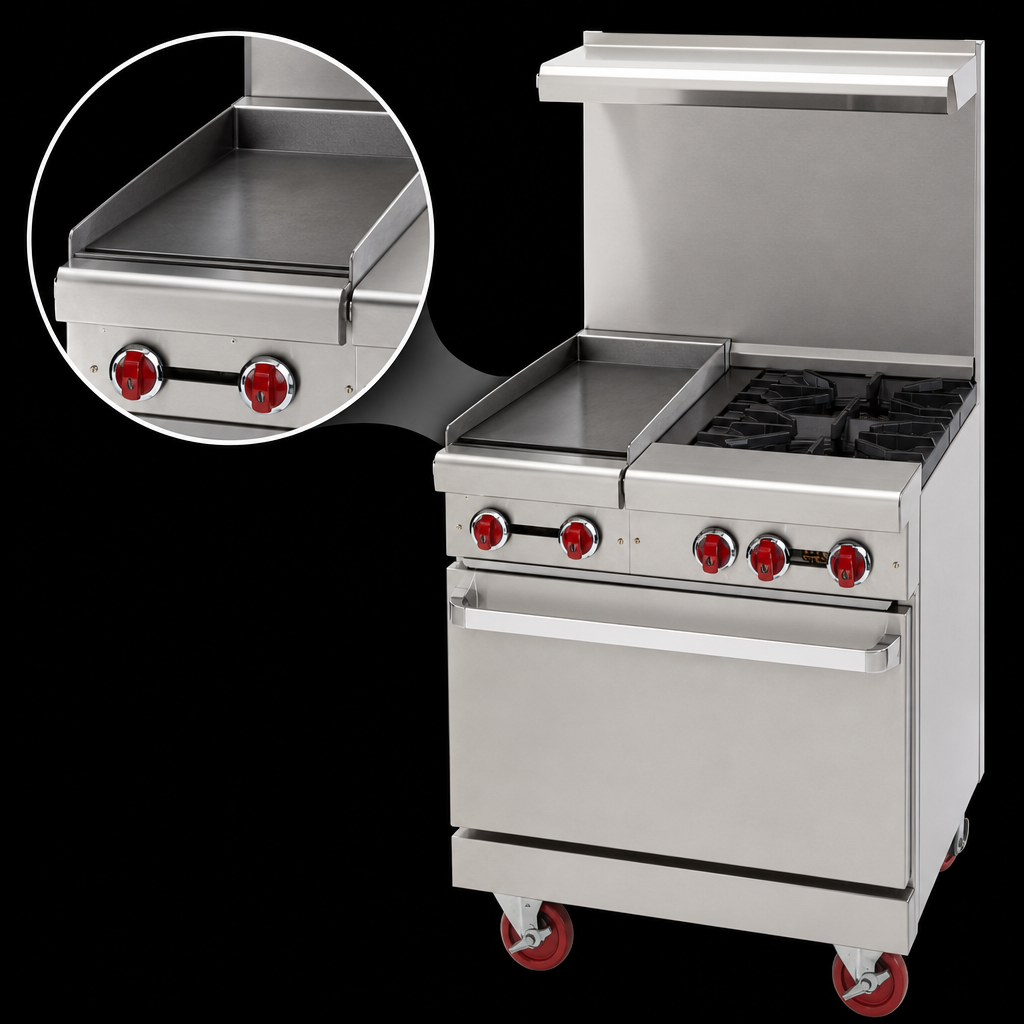 Left-Side Manual Griddle