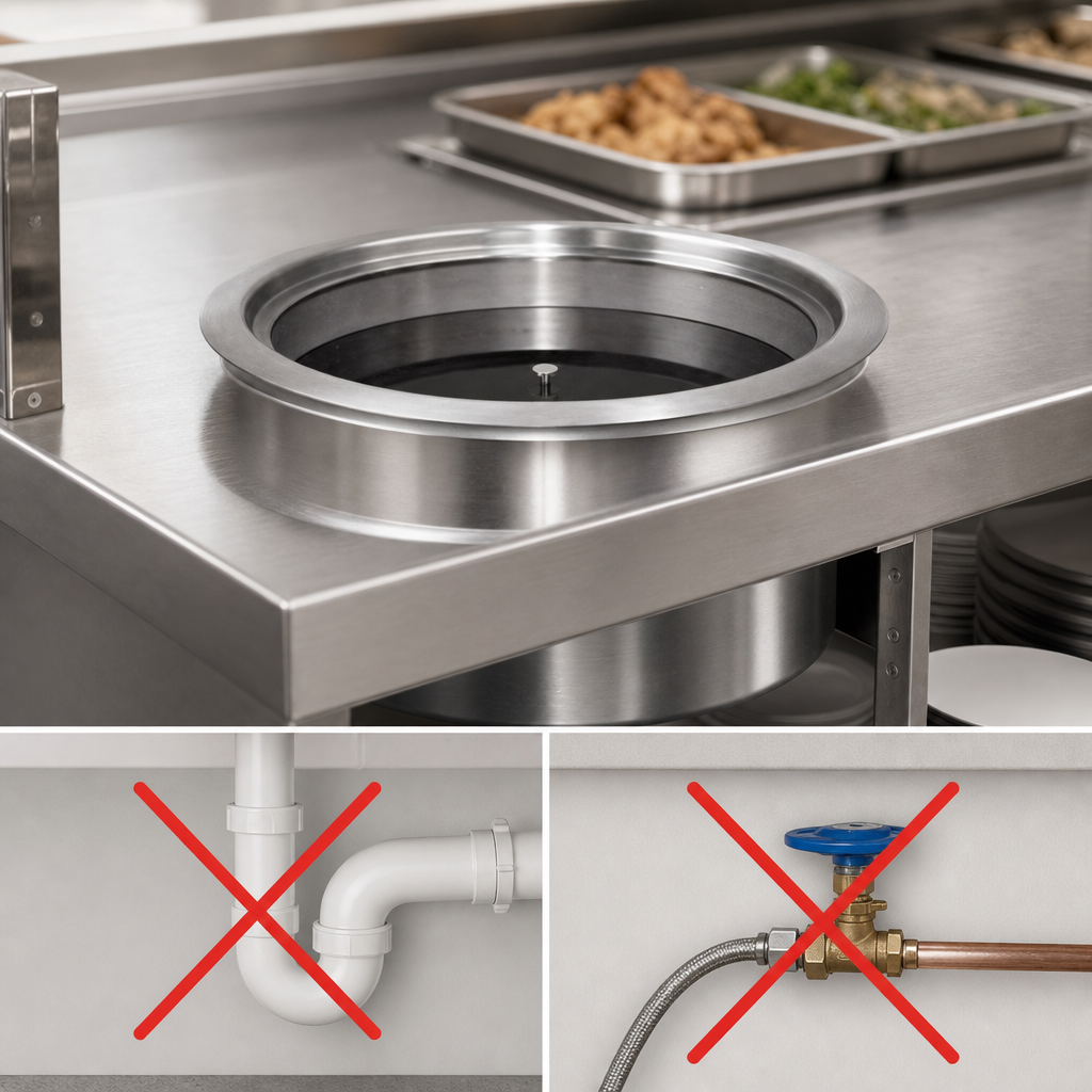Waterless Drop-In Design