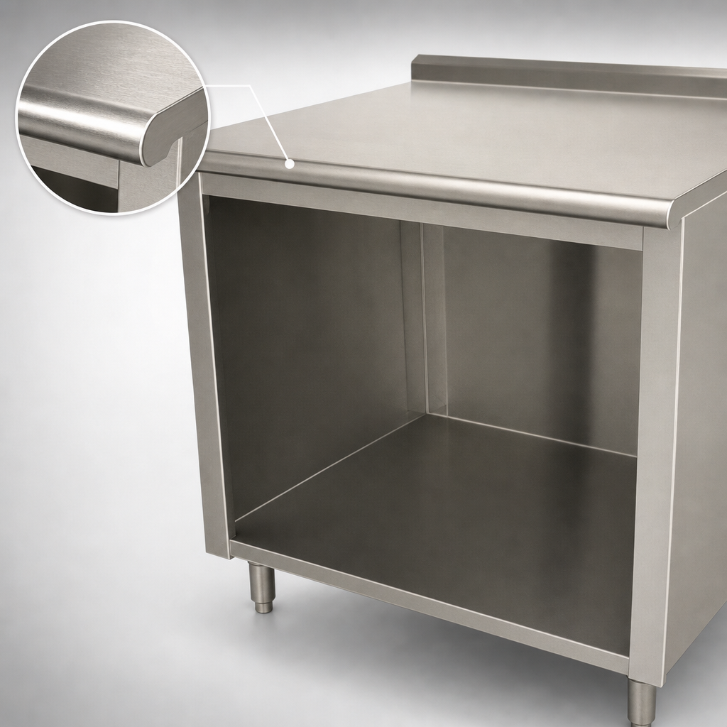 14-Gauge 304 Stainless Steel Top