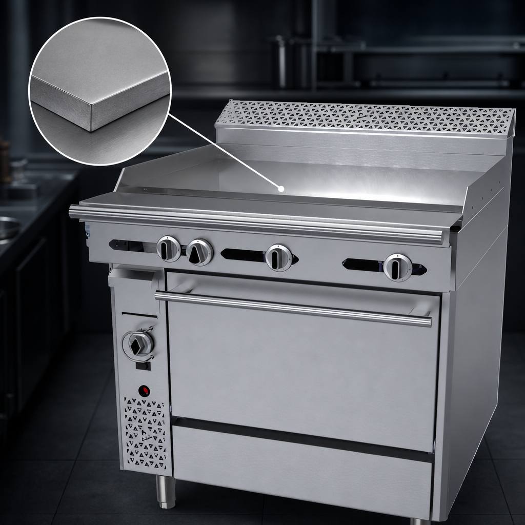 1-Inch Thick Steel Griddle Plate