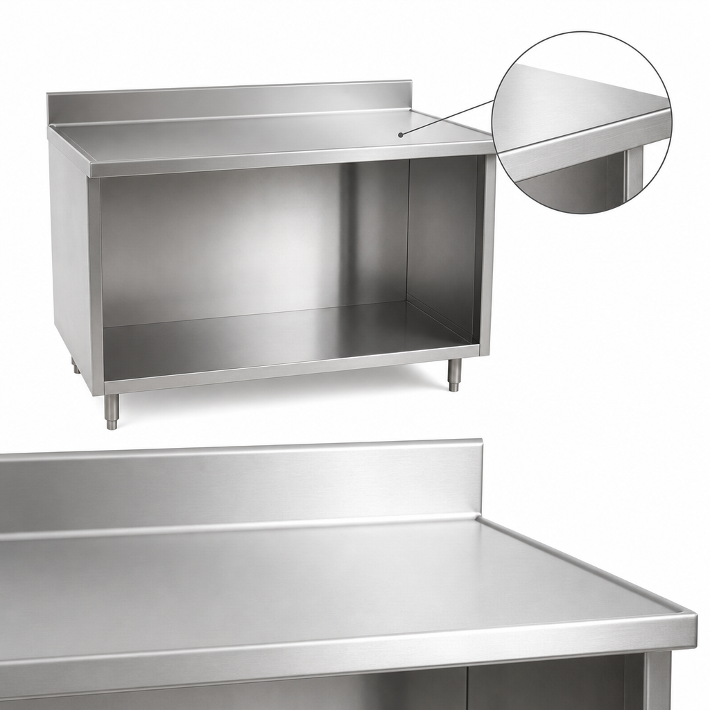 14-Gauge 304 Stainless Steel Top