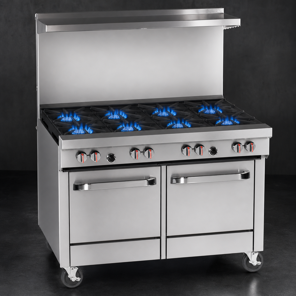 Eight Open Burners