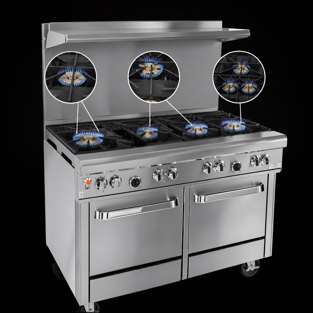 Mixed Burner Layout